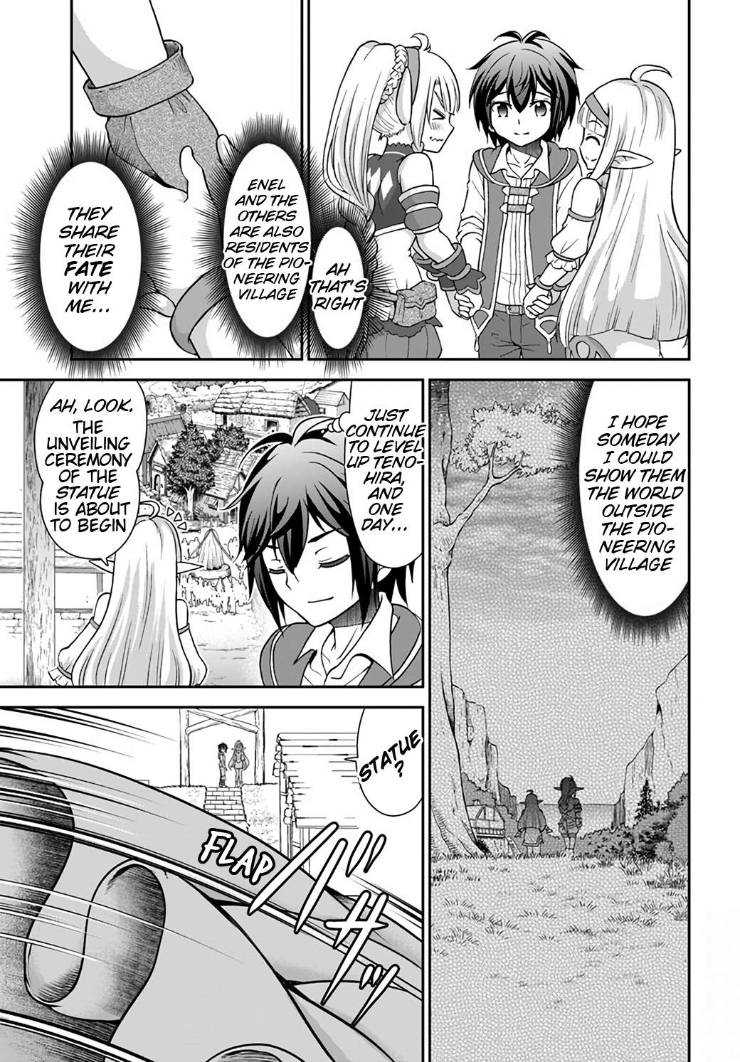 Tenohira Kaitaku Mura de Isekai Kenkokuki: Fueteku Yome-tachi to Nonbiri Mujintou Life Chapter 23 11